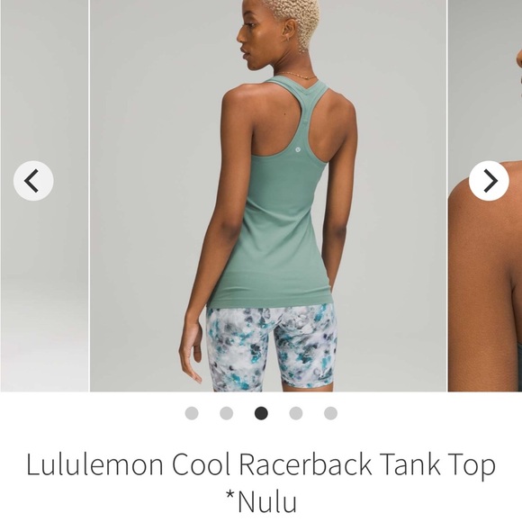 Lululemon Cool Racerback Tank Top *Nulu Tidewater Teal size 4/6 - Picture 1 of 12